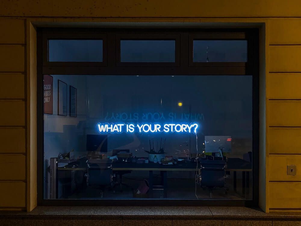 what's your story? an open-ended sales question