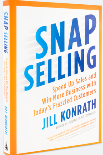 Snap Selling by Jill Konrath (Photo of Book)