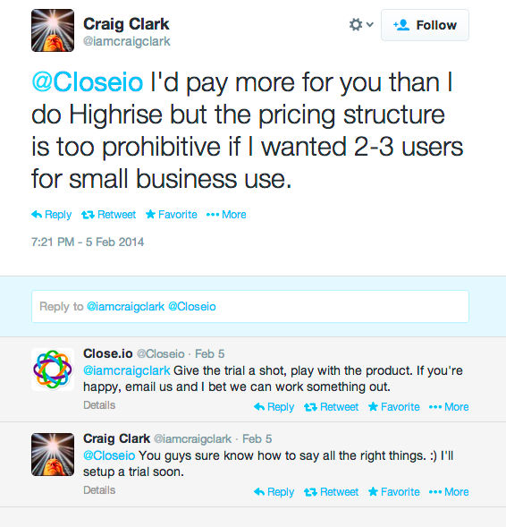 sales negotiation guide tweet screen shot