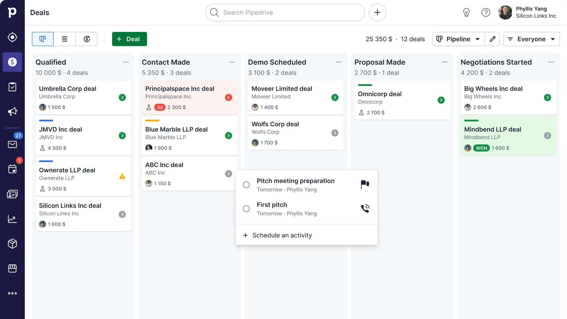 Pipedrive CRM for Startups