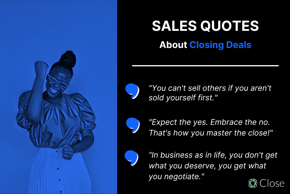 Sales Quotes About Closing Deals