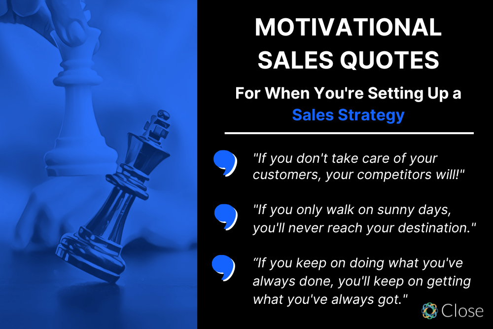 Motivational Sales Quotes for When You’re Setting Up a Sales Strategy