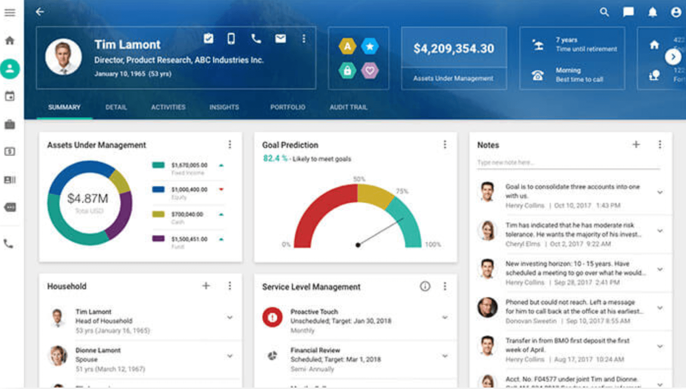 NexJ Systems CRM for Financial Services