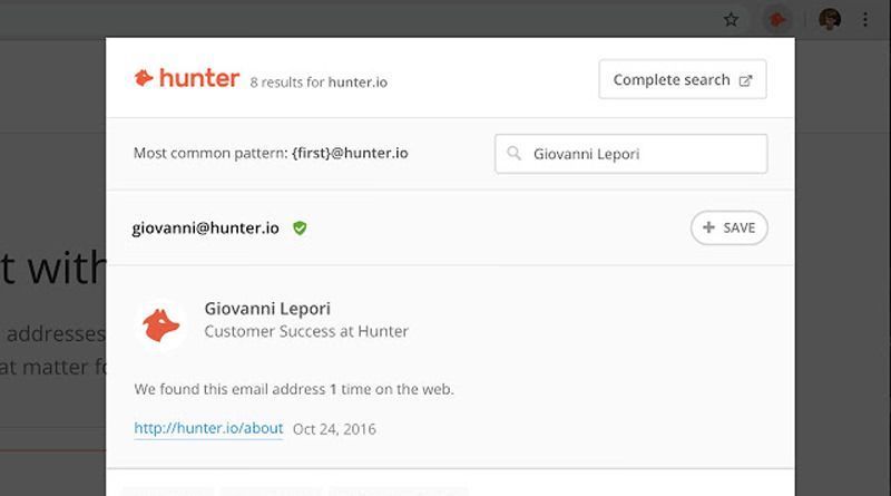 Best Email Extractors - Hunter