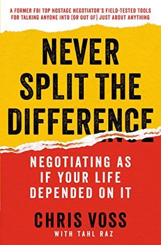 The Best Sales Books of All Time - Never Split The Difference.