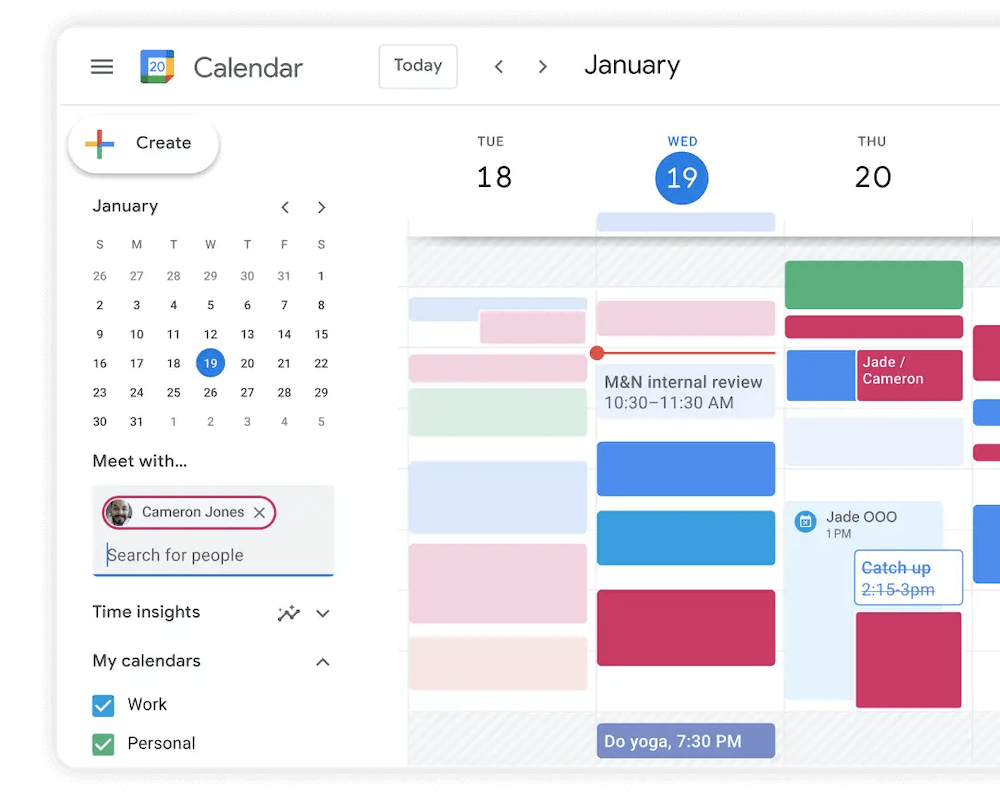 The 20 Best Sales Productivity Tools for Startups in 2023 - Google Calendar