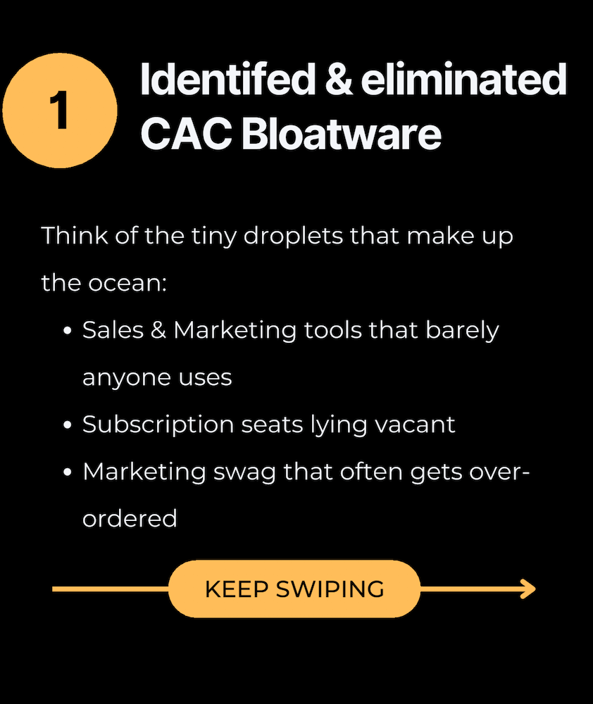 Identified and eliminated CAC bloatware