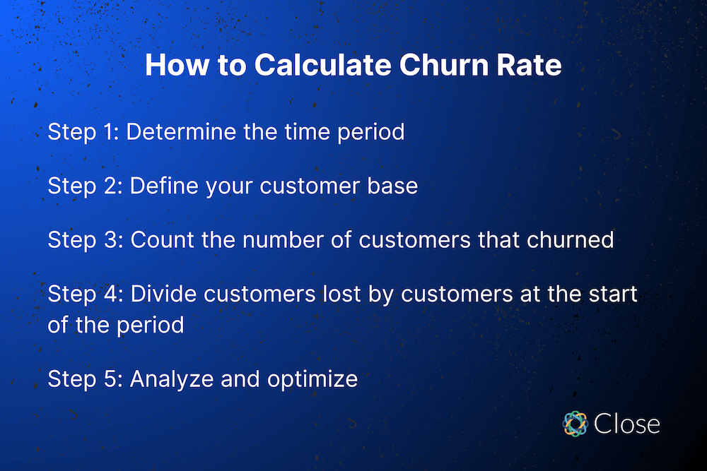 How to Calculate Churn Rate in 5 Easy(ish) Steps
