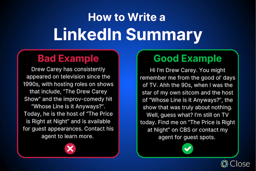 How to Write a Jaw-Dropping LinkedIn Summary - Write in the First Person