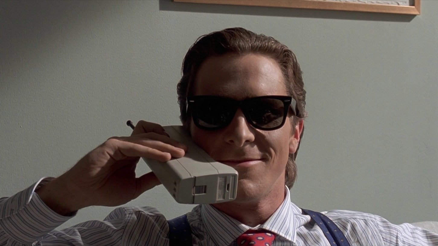 B2B appointment setting-christian bale on phone
